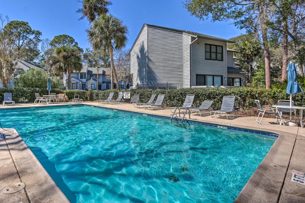 Coastal Oasis With Pool - Walk To Coligny Beach Park Hilton Head Island Kültér fotó